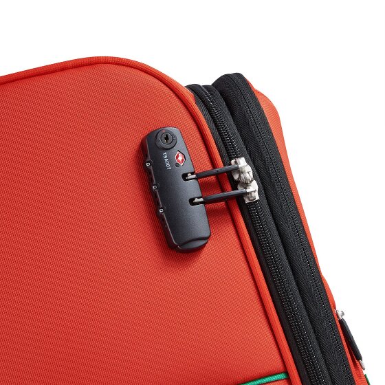 Delsey Paris x United Colors of Benetton Colour Block Wózek na 4 kółkach 77 cm z rozkładanym pałąkiem