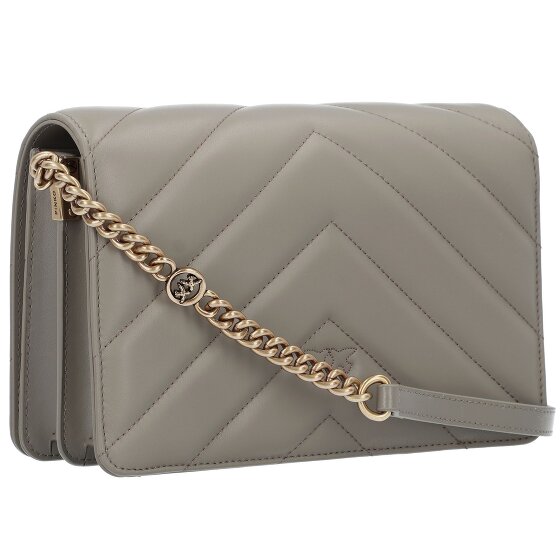 PINKO Love Click Torba na ramię Skórzany 25 cm