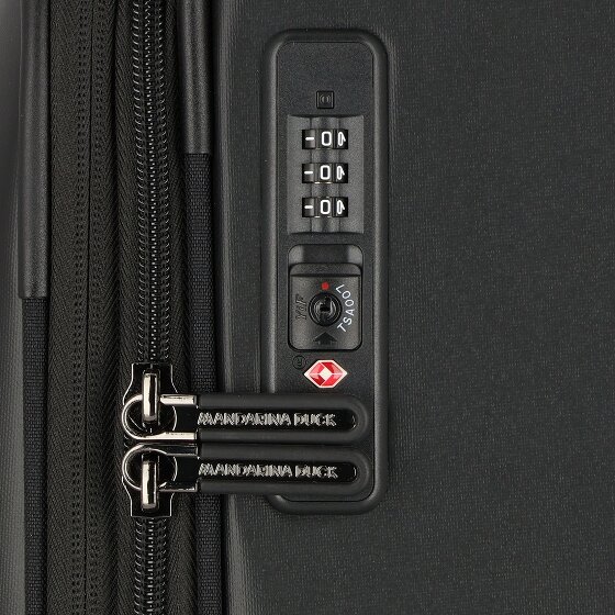 Mandarina Duck Eco Coated 4 kółka Walizka L 78 cm z plisą rozprężną