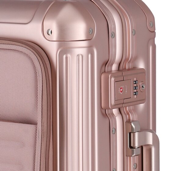 Travelite Next 4 kółka Walizka kabinowy 55 cm Komora na laptopa