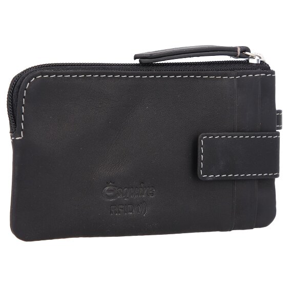 Esquire Dallas Portfel z kluczem Skórzany 13 cm