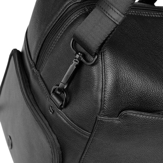 bugatti Black Torba podróżna Weekender Skóra 50 cm