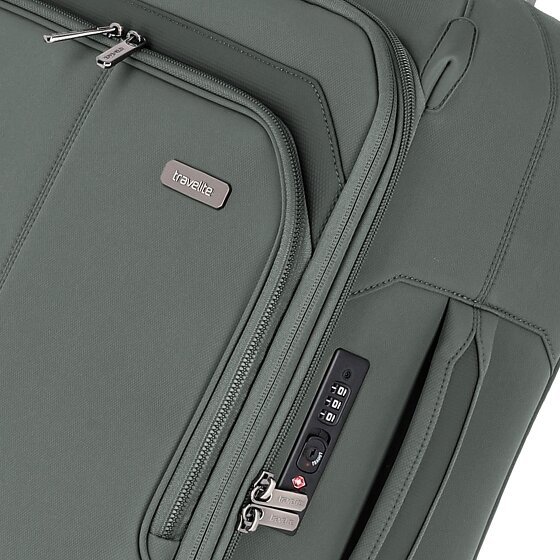 Travelite Priima 4 kółka Walizka kabinowy 55 cm z plisą rozprężną