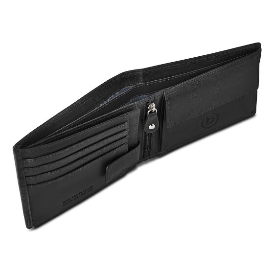 bugatti Valencia Portfel Ochrona RFID Skóra 12 cm