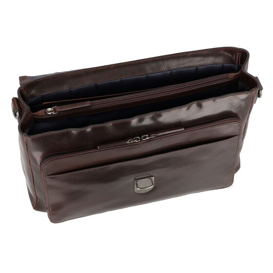 Leonhard Heyden Teczka Roma skórzana 40 cm przegroda na laptopa