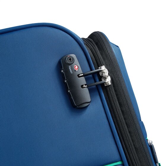 Delsey Paris x United Colors of Benetton Colour Block Wózek na 4 kółkach 77 cm z rozkładanym pałąkiem