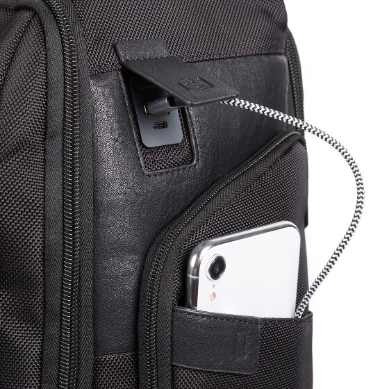 Piquadro Brief 2 kółka Walizka z plecakiem 53 cm Komora na laptopa