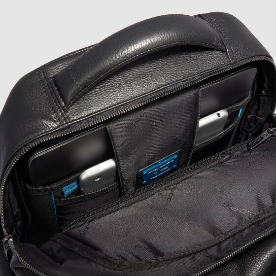 Piquadro Modus Plecak Skórzany 42 cm Komora na laptopa