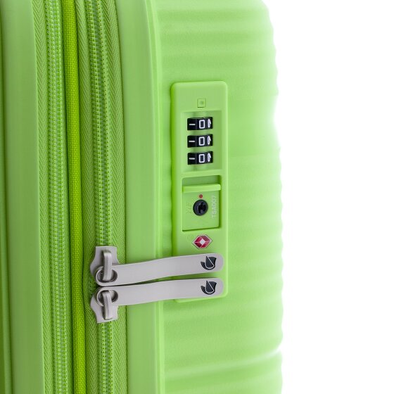 Gladiator 0800 4 kółka Walizka 55 cm z plisą rozprężną