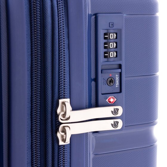 Gladiator 3800 4 kółka Walizka kabinowy 55 cm z plisą rozprężną