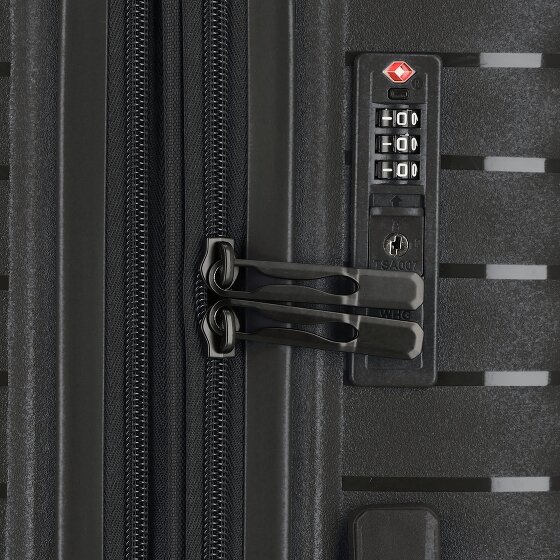 d&n Travel Line 4500 4 kółka Walizka M 65 cm z plisą rozprężną