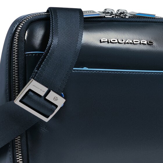 Piquadro Blue Square Torba na ramię Skórzany 21 cm