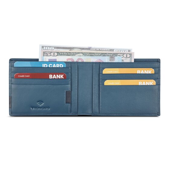 Roncato Monaco Portfel Ochrona RFID Skórzany 11 cm