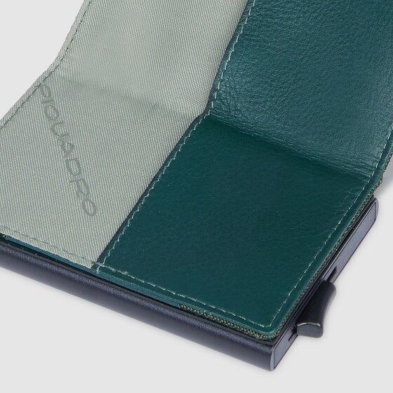 Piquadro PQ-Earth Etui na karty kredytowe Ochrona RFID Skórzany 6.5 cm