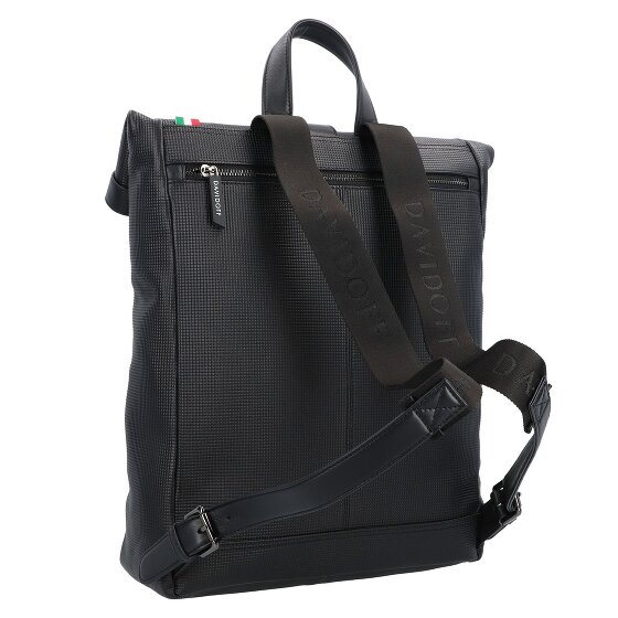 Davidoff Paris Plecak Skórzany 38 cm Komora na laptopa