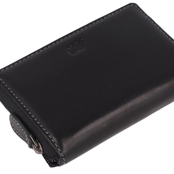 Braun Büffel Arezzo Etui na karty kredytowe Ochrona RFID Skórzany 11.5 cm