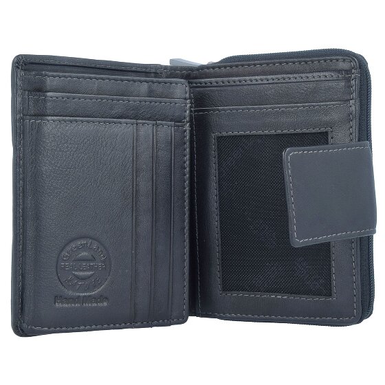 Greenland Nature Black Nappa Wallet RFID Leather 9,5 cm