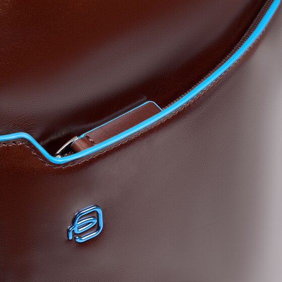 Piquadro Blue Square Plecak Ochrona RFID Skórzany 37 cm Komora na laptopa