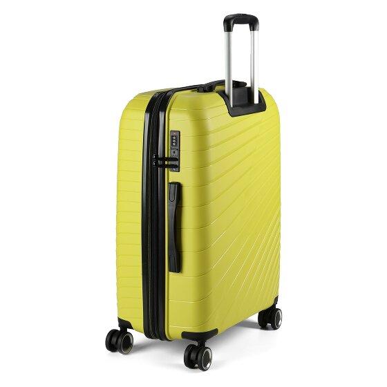Benzi 5808 4 kółka Walizka 65 cm z plisą rozprężną
