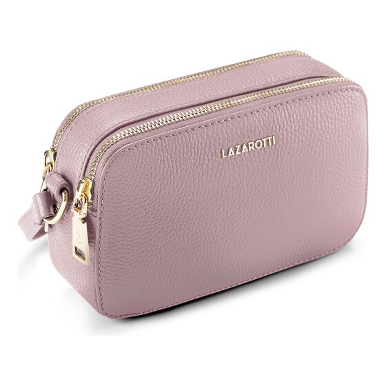 Lazarotti Skórzana torba na ramię z Bolonii Camera-Bag, skóra, z podwójnym zamkiem, 18 cm