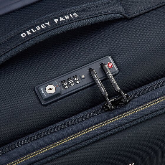 Delsey Paris Brochant 3 4 kółka Walizka kabinowy 55 cm z plisą rozprężną