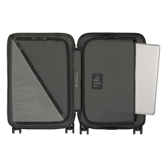 Victorinox Airox Advanced 4 kółka Walizka kabinowy S 55 cm Komora na laptopa z plisą rozprężną