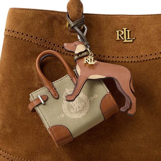 Lauren Ralph Lauren Skórzana przywieszka do torby Viszla 10 cm