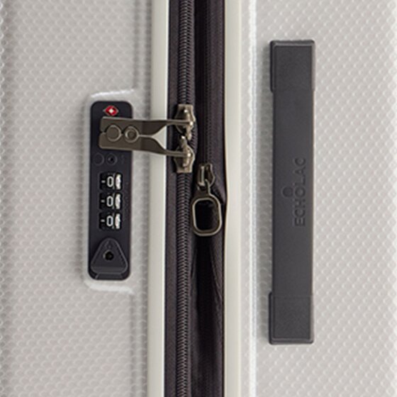 Echolac Logic Pro 4 kółka Zestaw walizek 3-części z plisą rozprężną