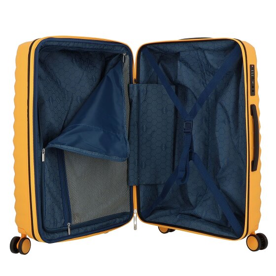 Jump Xwave 4 kółka Walizka 66 cm z plisą rozprężną