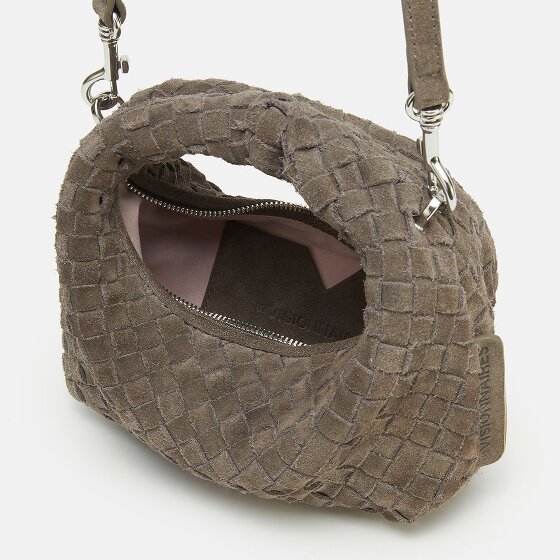 LES VISIONNAIRES Greta Micro weave Torba Skóra 20 cm