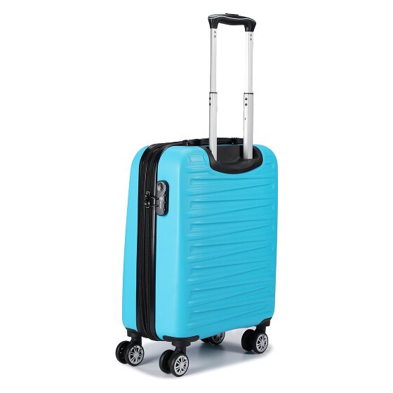 Benzi 5493 4 kółka Walizka kabinowy S 53 cm z plisą rozprężną
