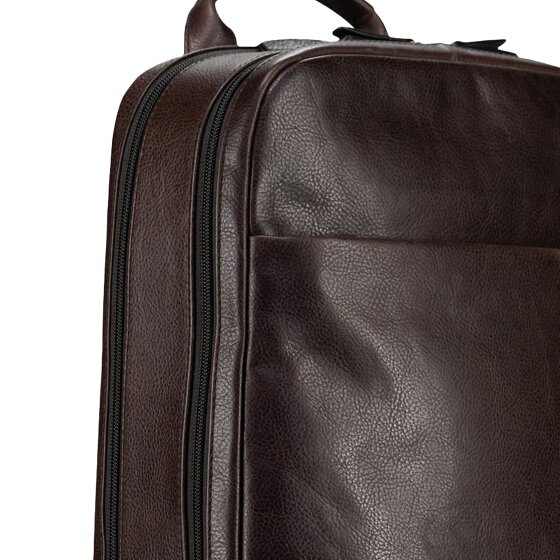Jost London Plecak Skóra 44 cm Komora na laptopa