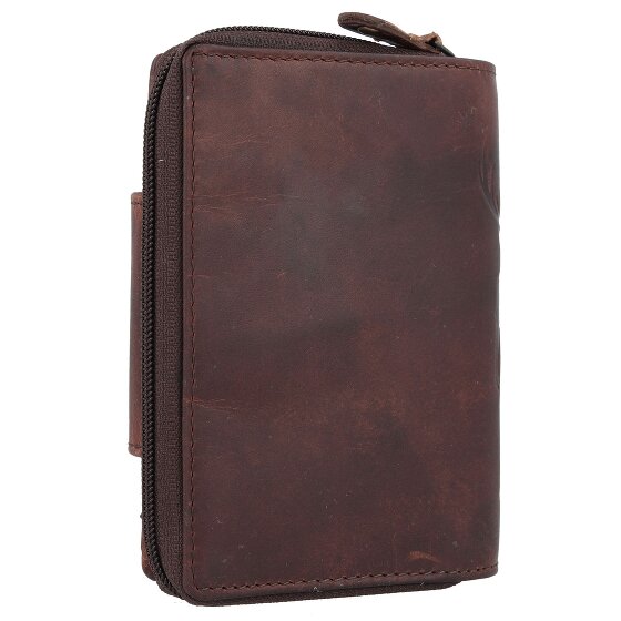 Jack Kinsky Monterey Portfel Ochrona RFID Skórzany 10 cm