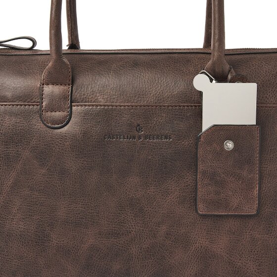 Castelijn & Beerens Carisma Torba na ramię RFID Skóra 40 cm Komora na laptopa