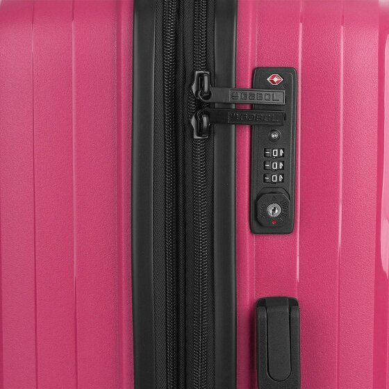 Gabol Shinyuu 4 kółka Zestaw walizek 3-części z plisą rozprężną