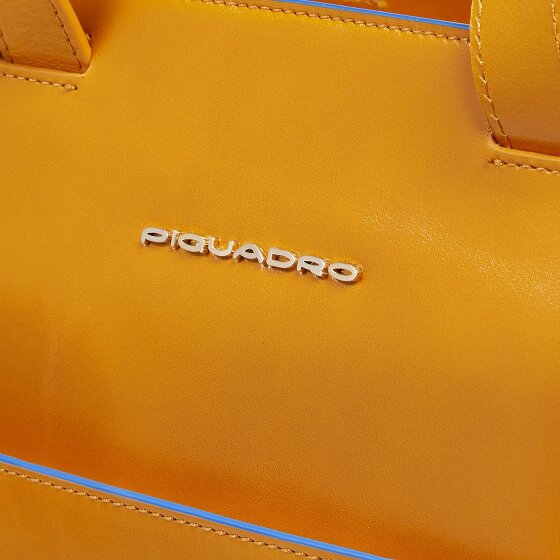 Piquadro Blue Square Shopper Bag Skórzany 40 cm