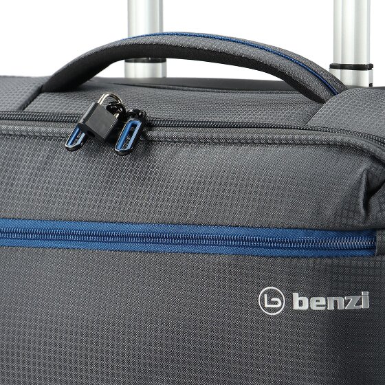 Benzi 5825 4 kółka Walizka kabinowy 55 cm z plisą rozprężną
