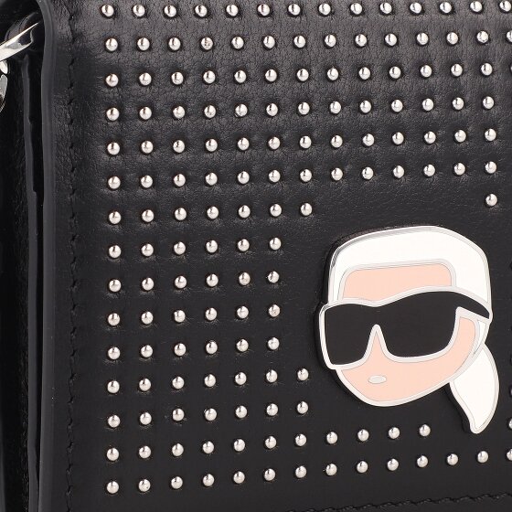Karl Lagerfeld Ikonik 2.0 Kopertówka Skórzany 11 cm