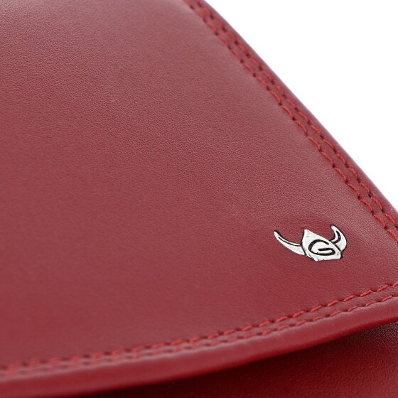 Golden Head Polo Portfel Ochrona RFID Skóra 17.5 cm