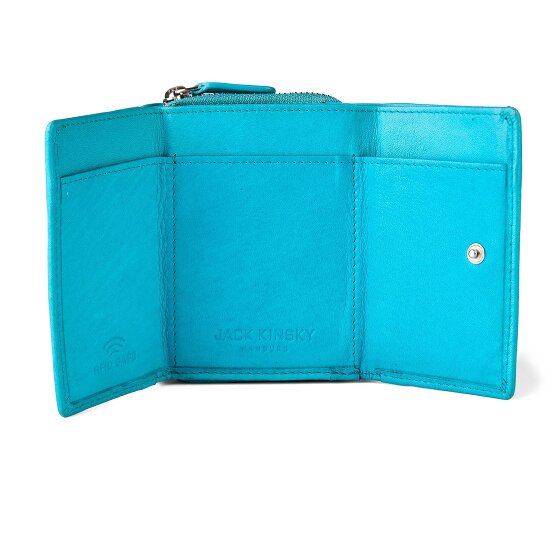 Jack Kinsky Aruba Portfel Ochrona RFID Skórzany 10 cm