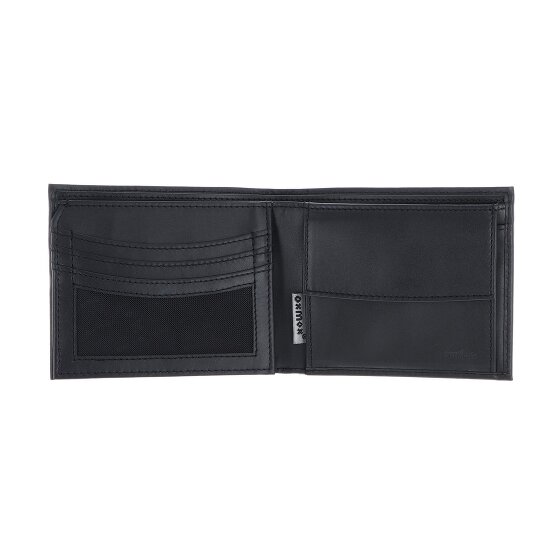oxmox Leather Portfel Ochrona RFID Skóra 12 cm