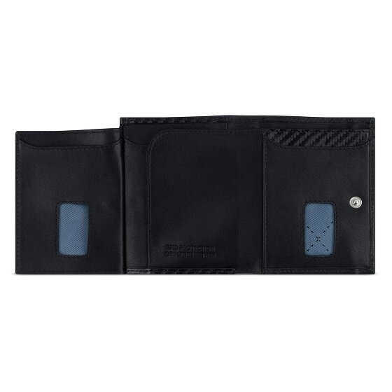 bugatti Secure Slim Portfel Ochrona RFID Skórzany 8 cm