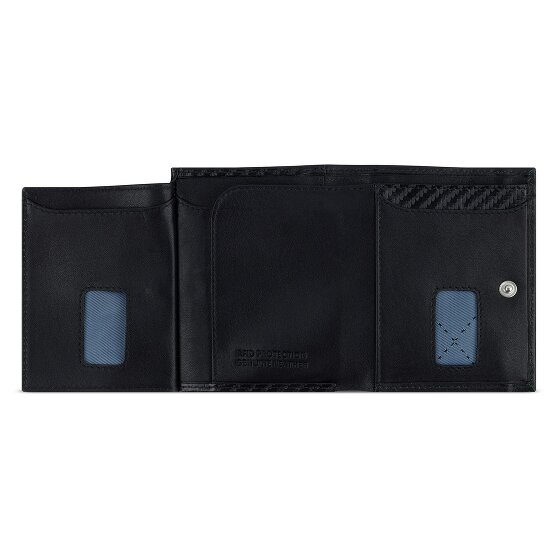 bugatti Secure Slim Portfel Ochrona RFID Skórzany 8 cm