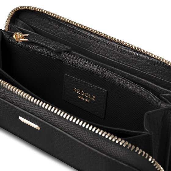 Redolz Leather Essentials Portfel Skórzany 19 cm