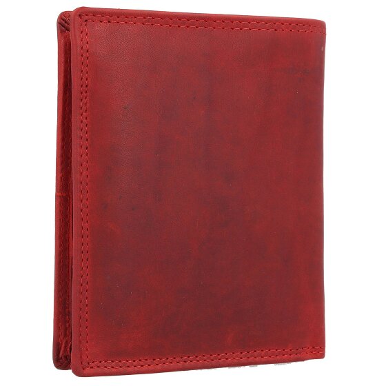 Jack Kinsky Risör Portfel Ochrona RFID Skórzany 11 cm