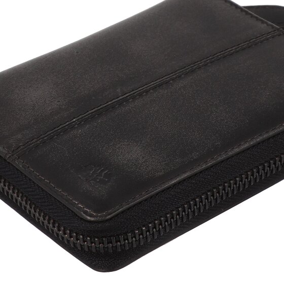 Greenburry Destressed Portfel Ochrona RFID Skórzany 13 cm