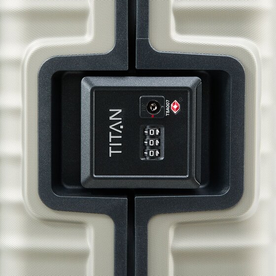 Titan Litron Frame 4 kółka Walizka kabinowy 55 cm Komora na laptopa