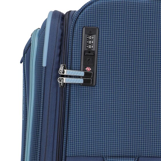 Travelite Corsiica 4 kółka Walizka L 77 cm z plisą rozprężną