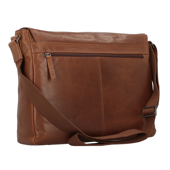 Greenburry Vintage Briefcase Messenger Skórzany 40 cm Komora na laptopa