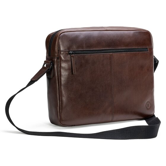 Farmhood Memphis Briefcase Messenger Skórzany 38 cm Komora na laptopa